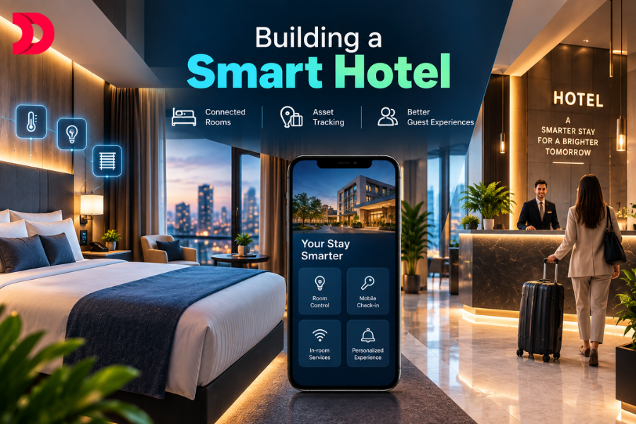 Building a Smart Hotel with IoT- Connected Rooms, Asset Tracking & Guest Experience