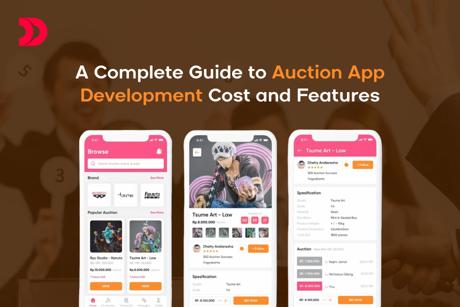 A Complete Guide to Auction App Development Cost and Features