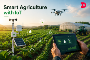 How Does a Smart Agriculture App Work with IoT Sensors?