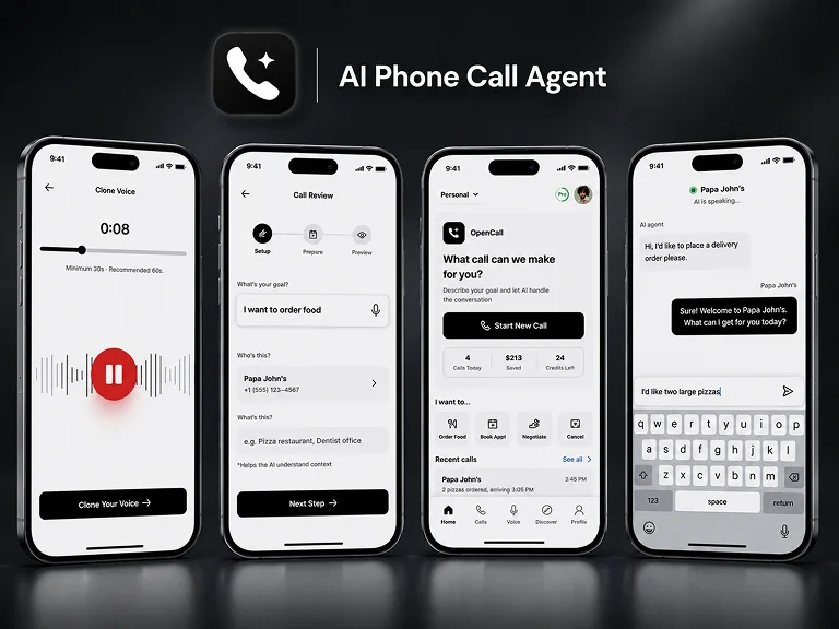 OpenCall: AI Call Agent App