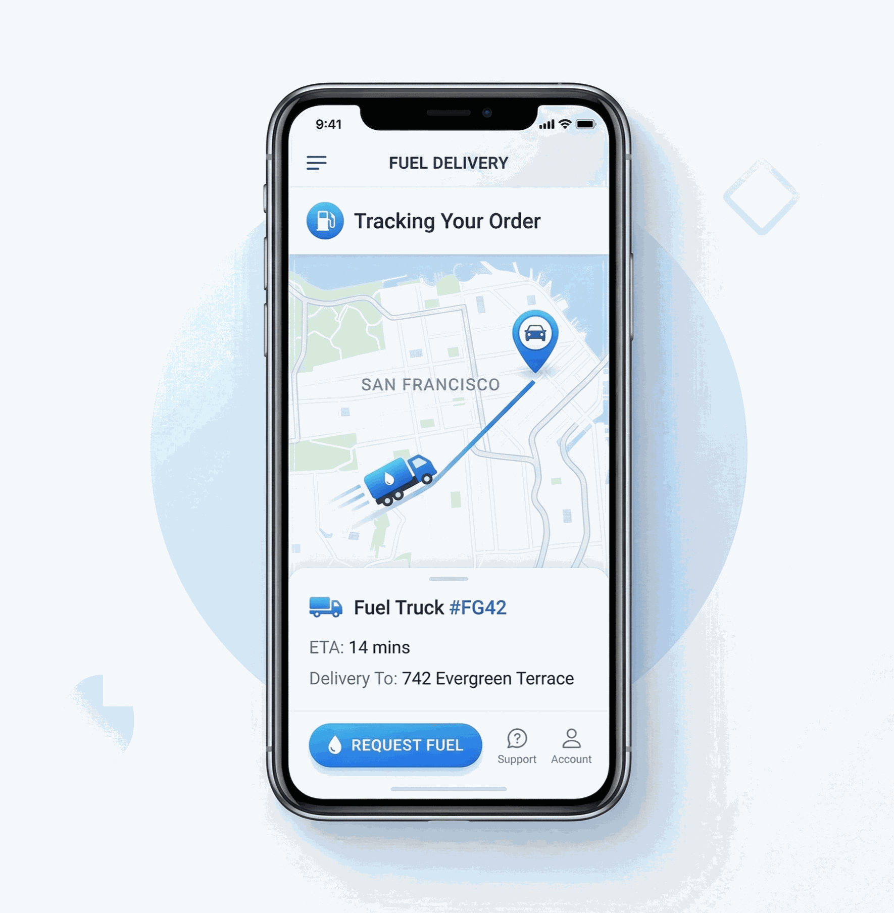 Fuel Delivery App Development Company | USA & UK | DevsTree