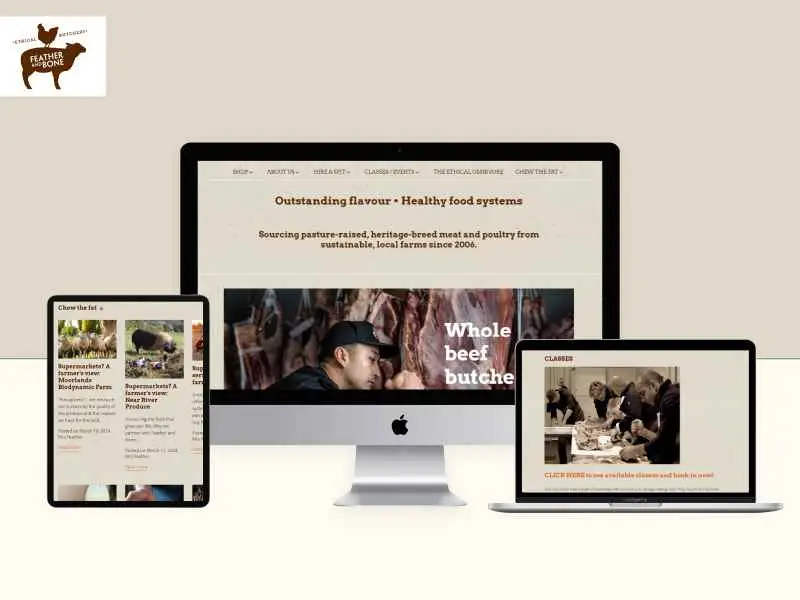 Feather & Bone Butchery – Shopify eCommerce
