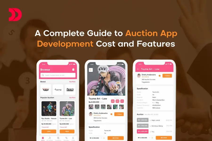 A Complete Guide to Auction App Development Cost and Features